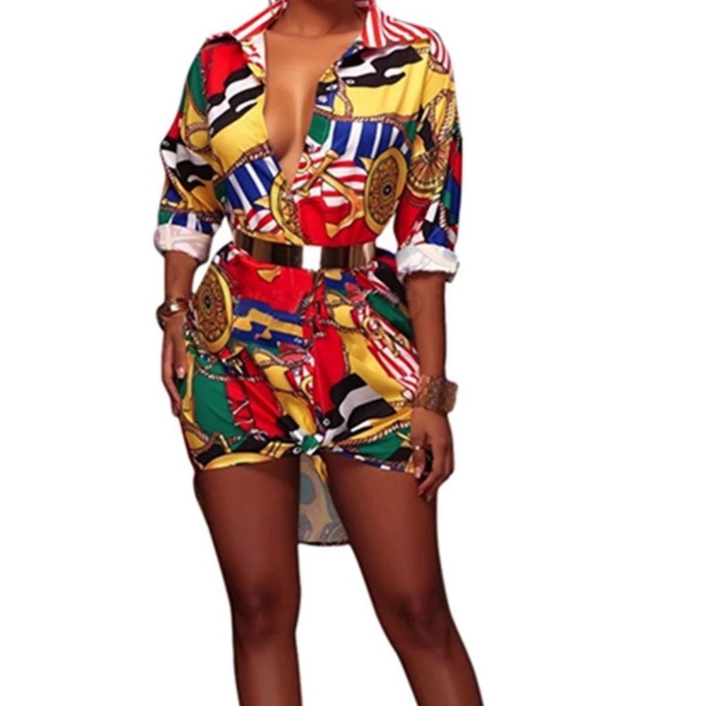 Tribal Print Summer Dress